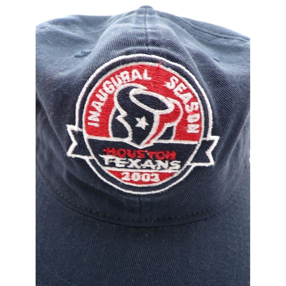 Houston Texans 2002 Inaugural Season Navy Baseball Cap Reliant Stadium Vintage - Picture 2 of 4
